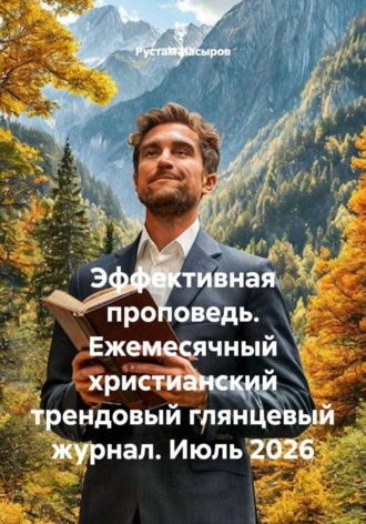 Обложка книги «Эффективная проповедь. Ежемесячный христианский трендовый глянцевый журнал. Июль 2026»