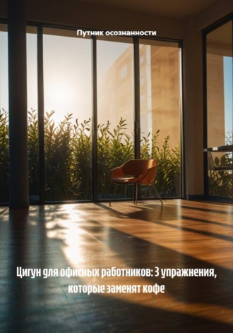 Обложка книги «Цигун для офисных работников: 3 упражнения, которые заменят кофе»