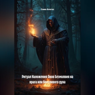Обложка книги «Ритуал Наложения Оков Безмолвия на врага или болтливого духа»