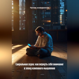 Обложка книги «Сакральная скука: как вернуть себе внимание в эпоху клипового мышления»