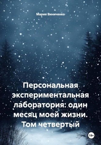 Обложка книги «Персональная экспериментальная лаборатория: один месяц моей жизни. Том четвертый»