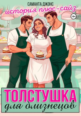 Обложка книги «Толстушка для близнецов. История плюс-сайз»