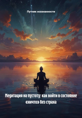 Обложка книги «Медитация на пустоту: как войти в состояние «ничто» без страха»