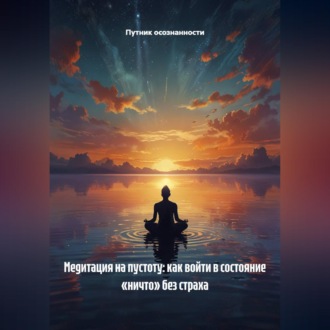 Обложка книги «Медитация на пустоту: как войти в состояние «ничто» без страха»