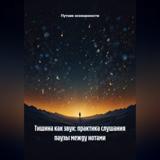 Обложка книги «Тишина как звук: практика слушания паузы между нотами»