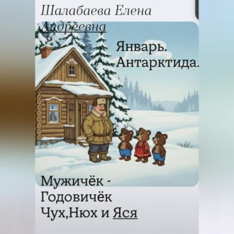 Обложка книги «Мужичок-годовичок, Чух, Нюх и Яся. Книга 1 - Январь. Антарктида»