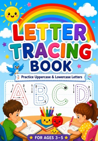 Обложка книги «My First English Alphabet Tracing Book Моя первая книга-пропись английского алфавита»