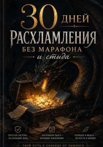 Обложка книги «30 дней расхламления без марафона и стыда»