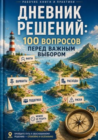 Обложка книги «Дневник решений: 100 вопросов перед важным выбором»