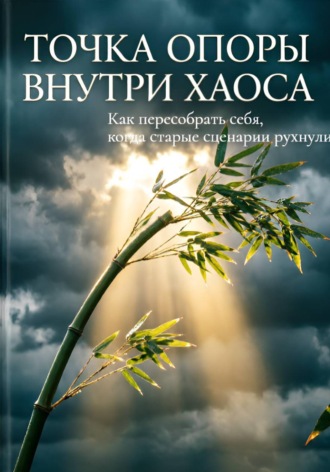 Обложка книги «ТОЧКА ОПОРЫ ВНУТРИ ХАОСА Как пересобрать себя, когда старые сценарии рухнули»