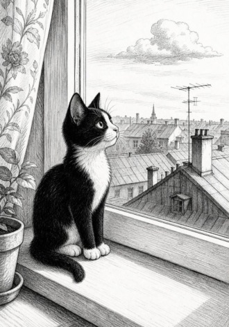 Обложка книги «Котик Ляпа исследует мир»