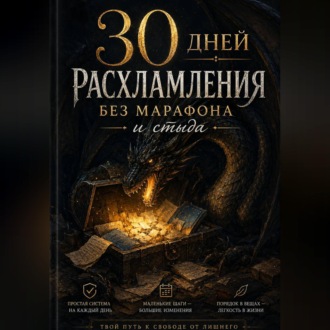 Обложка книги «30 дней расхламления без марафона и стыда»
