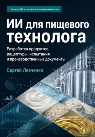 Обложка книги «ИИ для технолога пищевой промышленности»
