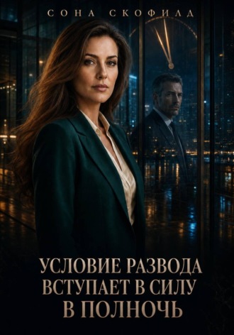 Обложка книги «Условие развода вступает в силу в полночь»