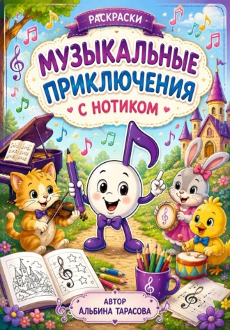 Обложка книги «Раскраски "Музыкальные приключения с Нотиком"»