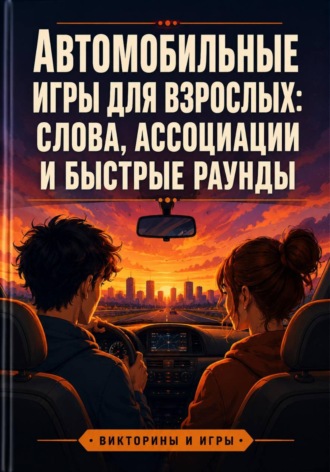 Обложка книги «Автомобильные игры для взрослых: слова, ассоциации и быстрые раунды»