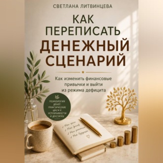 Обложка книги «Как переписать денежный сценарий. Как изменить финансовые привычки и выйти из режима дефицита.»