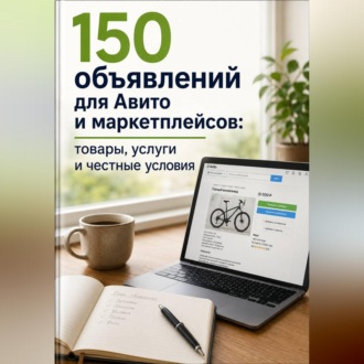 Обложка книги «150 объявлений для Авито и маркетплейсов: товары, услуги и честные условия»