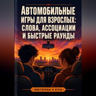 Обложка книги «Автомобильные игры для взрослых: слова, ассоциации и быстрые раунды»
