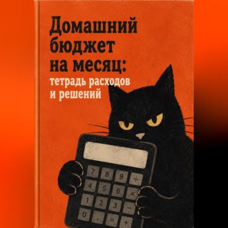 Обложка книги «Домашний бюджет на месяц: тетрадь расходов и решений»