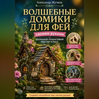Обложка книги «Волшебные домики для фей своими руками. Большой пошаговый мастер-класс»