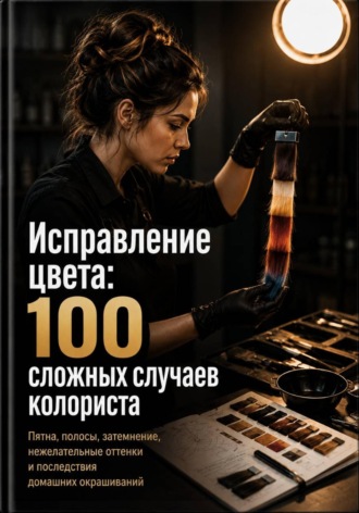 Обложка книги «Исправление цвета: 100 сложных случаев колориста. Пятна, полосы, затемнение, нежелательные оттенки и последствия домашних окрашиваний»