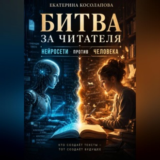 Обложка книги «Битва за читателя: нейросети против человека»