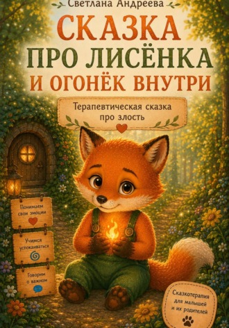 Обложка книги «Сказка про Лисёнка и огонек внутри»