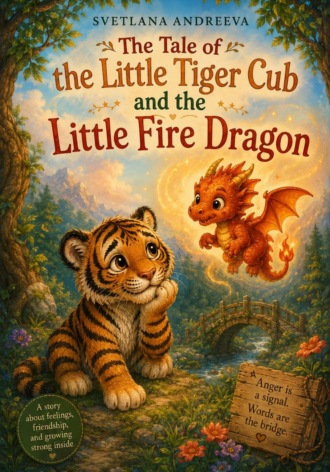 Обложка книги «The Tale of the Little Tiger Cub and the Little Fire Dragon»