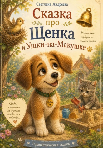Обложка книги «Сказка про Щенка и Ушки-на-Макушке»