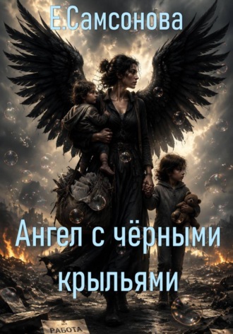 Обложка книги «Ангел с чёрными крыльями»