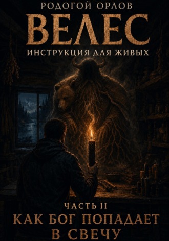 Обложка книги «ВЕЛЕС - инструкция для живых. Часть 2. Как Бог попадает в свечу»