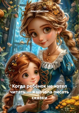 Обложка книги «Когда ребёнок не хотел читать — я начала писать сказки»