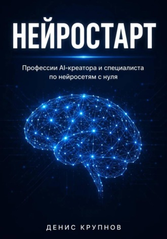 Обложка книги «Нейростарт профессии AI-креатора и специалиста по нейросетям с нуля»