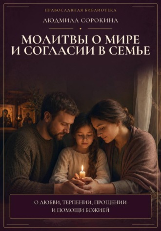 Обложка книги «Молитвы о мире и согласии в семье. О любви, терпении, прощении и помощи Божией»