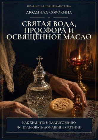Обложка книги «Святая вода, просфора и освященное масло. Как хранить и благоговейно использовать домашние святыни»