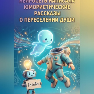 Обложка книги «Нейросеть написала юмористические рассказы о переселение души.»