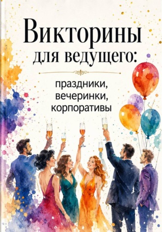 Обложка книги «Викторины для ведущего: праздники, вечеринки, корпоративы»