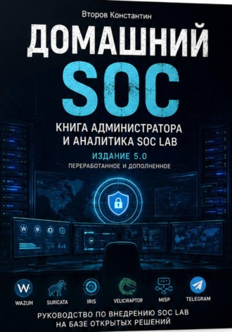 Обложка книги «Домашний SOC. Книга для администратора и аналитика»