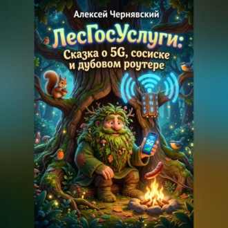 Обложка книги «ЛесГосУслуги: Сказка о 5G, сосиске и дубовом роутере»