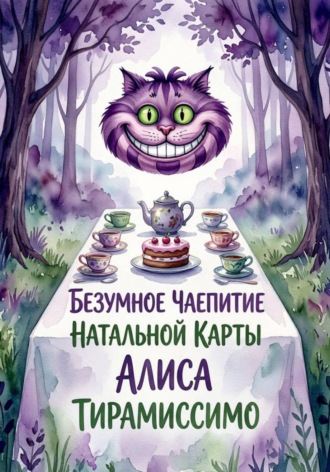 Обложка книги «Безумное чаепитие Натальной карты»