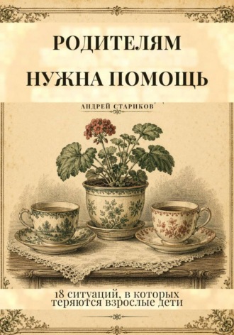 Обложка книги «Родителям нужна помощь. 18 ситуаций, в которых теряются взрослые дети»