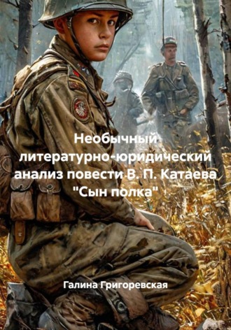 Обложка книги «Необычный литературно-юридический анализ повести В. П. Катаева "Сын полка"»