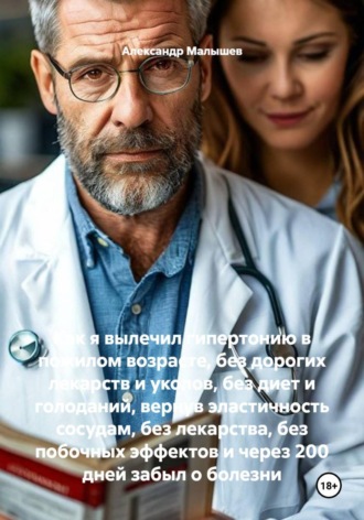 Обложка книги ««Метод богини Гебы»: как я вылечил гипертонию зфа 200 дней, вернув сосудам божественную эластичность и забыв о таблетках навсегда, даже когда врачи говорили «это на всю жизнь»»