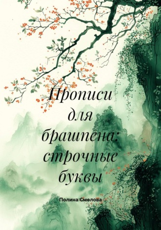 Обложка книги «Прописи для брашпена: строчные буквы»