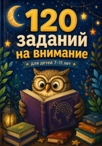 Обложка книги «120 заданий на внимание для детей 7-11 лет»