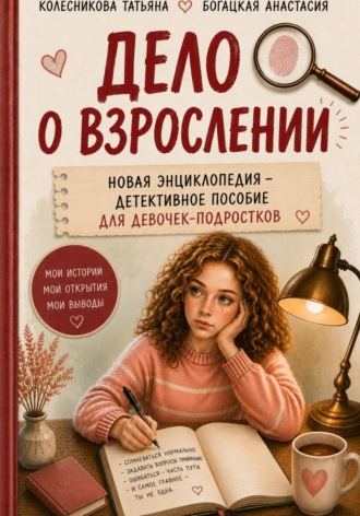 Обложка книги ««Дело о взрослении» - детективное пособие по взрослению для девочек-подростков»