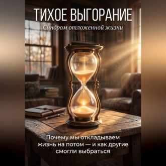 Обложка книги «Тихое выгорание. Почему мы откладываем жизнь на потом — и как другие смогли выбраться»