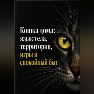 Обложка книги «Кошка дома: язык тела, территория, игры и спокойный быт»