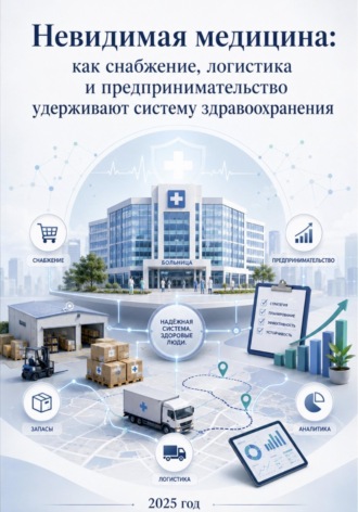 Обложка книги «Невидимая медицина: как снабжение, логистика и предпринимательство удерживают систему здравоохранения»